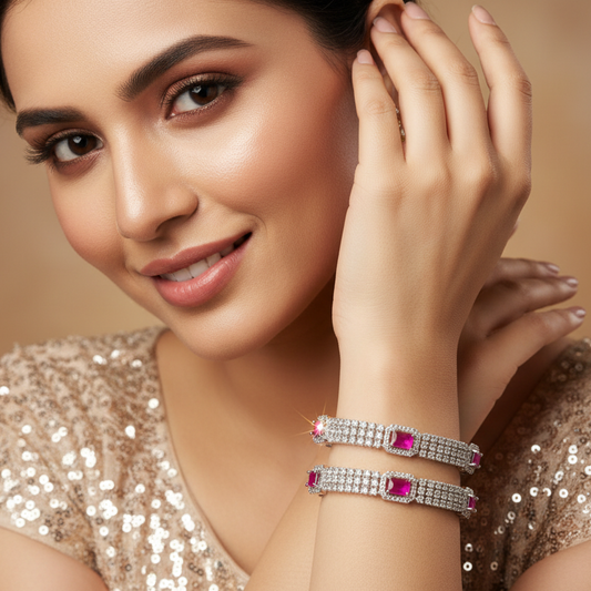Radiant Diamond Bangles