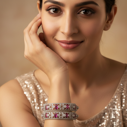 Glamorous Diamond Bangles