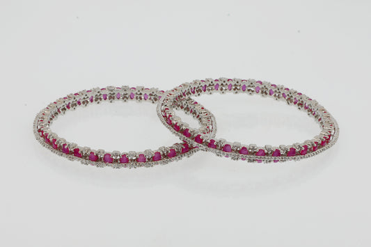 Glittering Diamond Bangles