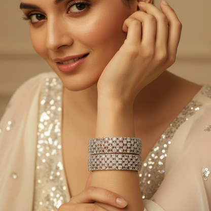 Elegant Diamond Bangles