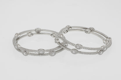 Ethereal Diamond Bangles