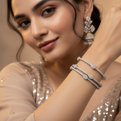 Vintage Diamond Bangles