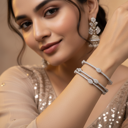 Vintage Diamond Bangles