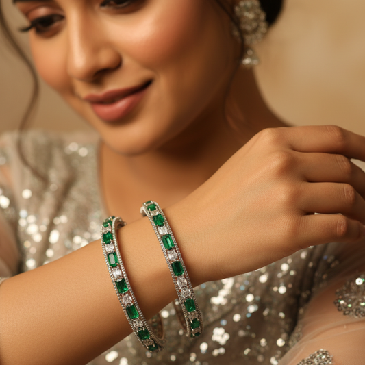 Classic Diamond Bangles