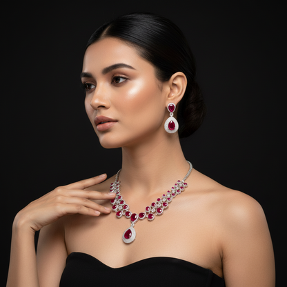 DIAMOND NECKLACE SET