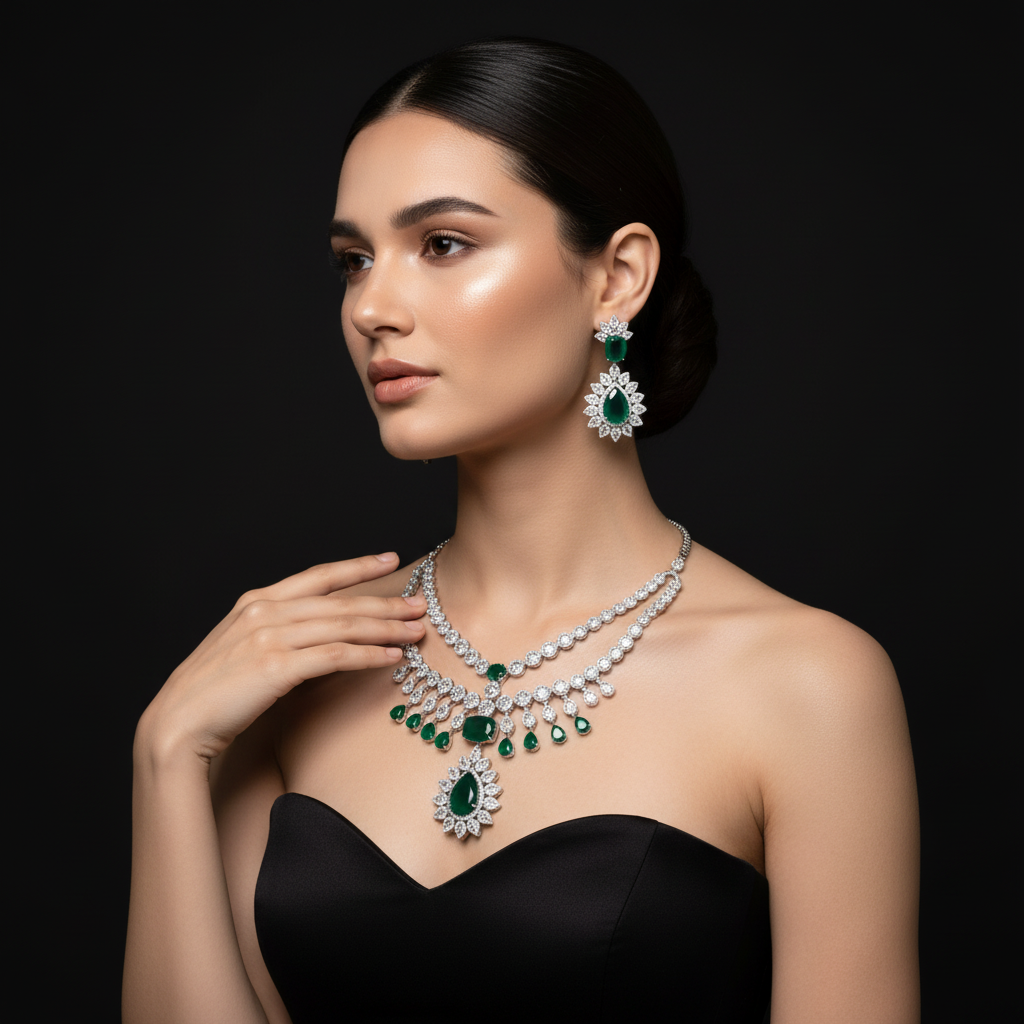 DIAMOND NECKLACE SET