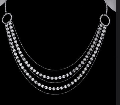 Aurora Multi-Strand 92.5 Silver Chain