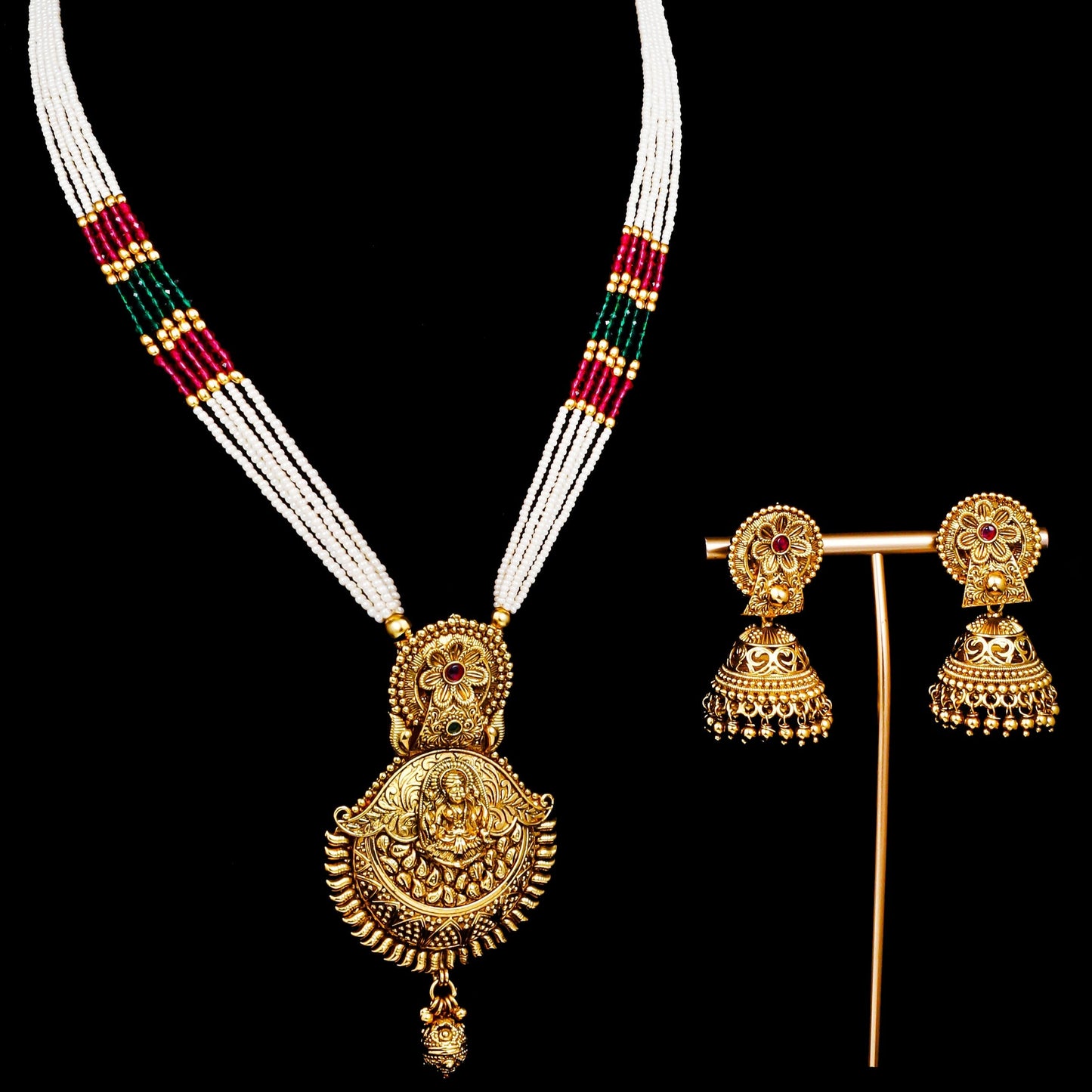 Temple Necklace Set