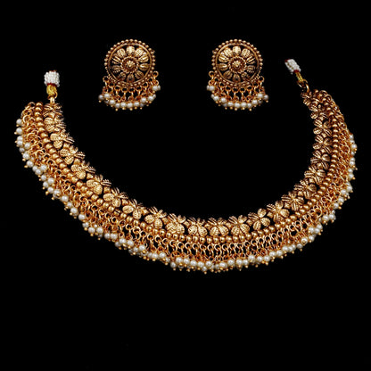 Heritage Antique Gold Necklace Set