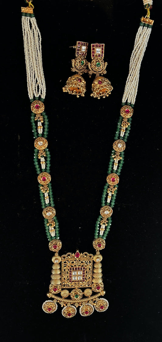 Majestic Temple Gold Necklace