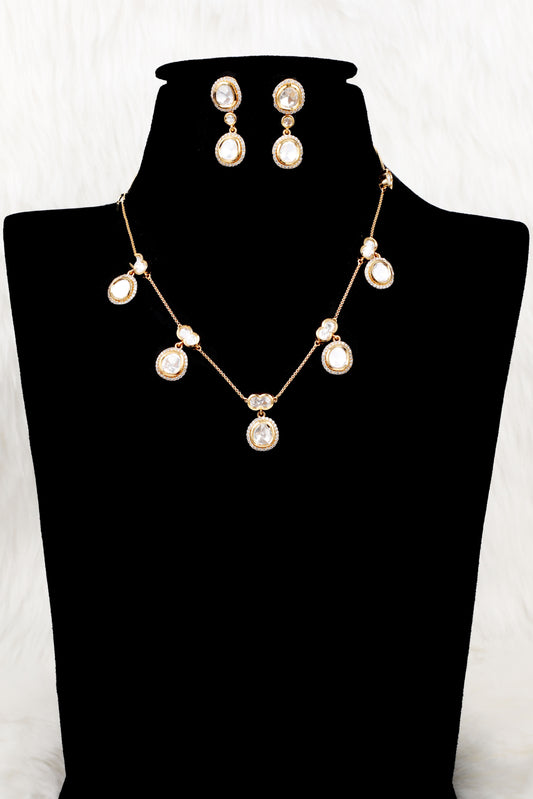 Moissanite Drop chain Necklace