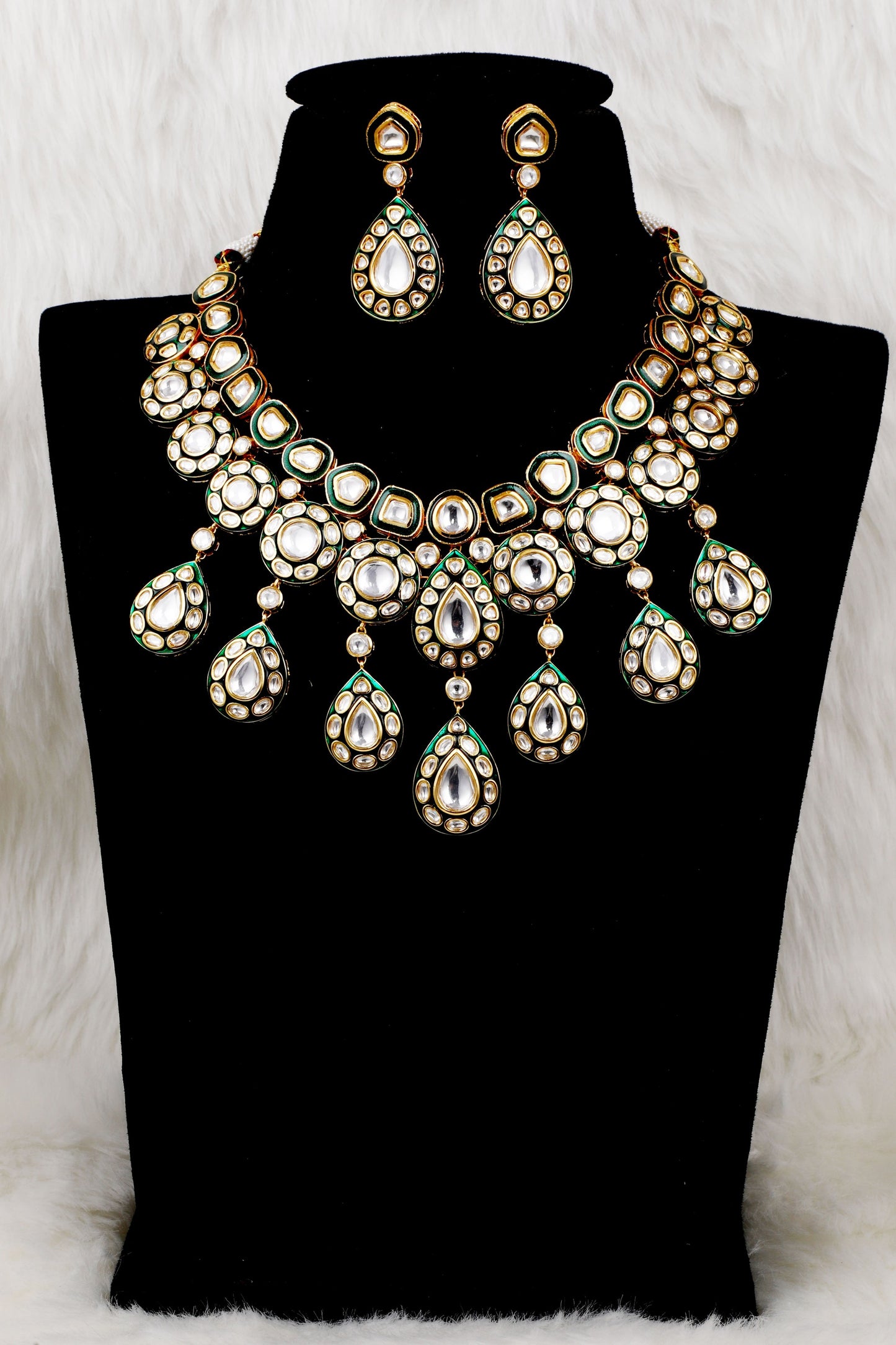 Kundan-Polki Bridal Necklace set