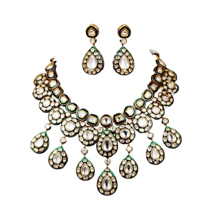 Kundan-Polki Bridal Necklace set