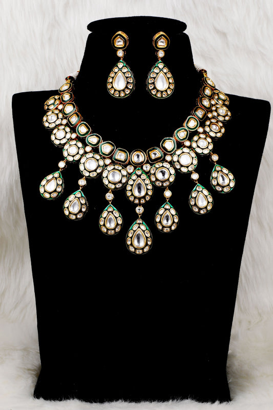 Kundan-Polki Bridal Necklace set