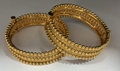Ornate Shine Bangles
