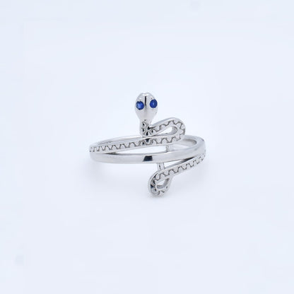 Naga Blue Eye 92.5 Sterling Silver Ring