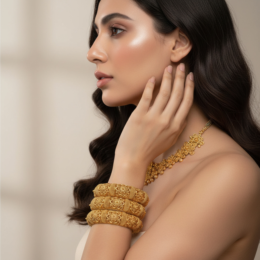 Antique Gleam Bangles